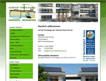 Tablet Screenshot of grundschule-meckenbeuren.de